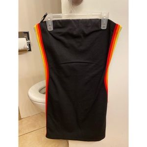 Black tube dress